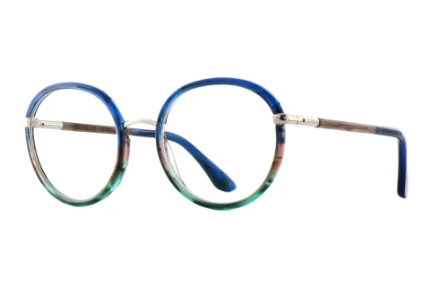 Rame Ochelari Wood Fellas OSTRO (11130 walnut/blue/gold)