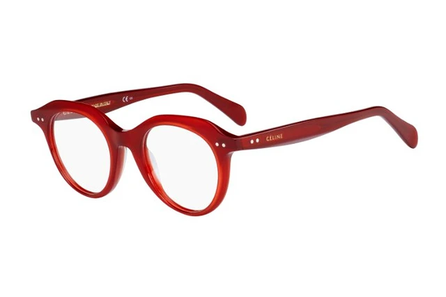 red celine glasses