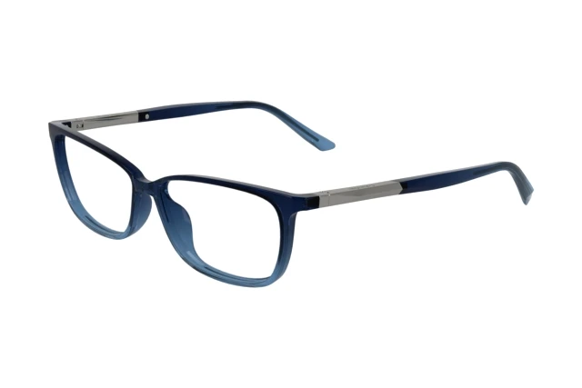 Calvin Klein CK24546 415 Womens Blue Eyeglasses Rectangular 55-13-140 Calvin Klein CK24546 Eyeglasses Authentic | BestNewGlasses.com main image 4