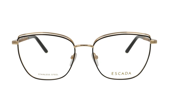 Vintage Escada Eyewear Sunglasses VESB42K Delightful Rolled Metal Blush Frame Vintage escada sunglasses - Gem main image 4