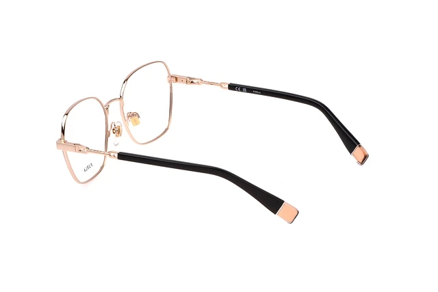 Furla Rose Gold Stainless Steel Glasses Women\'s (Frames) Furla VFU 587 0301 main image 3