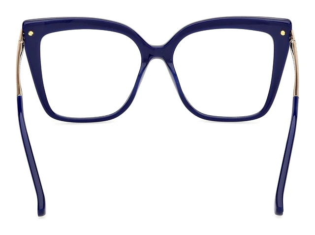 Max Mara Blue Plastic Glasses Women\'s (Frames) Max Mara MM1372 Womens Plastic Eyeglass Frame 038I Blue Horn  main image 3