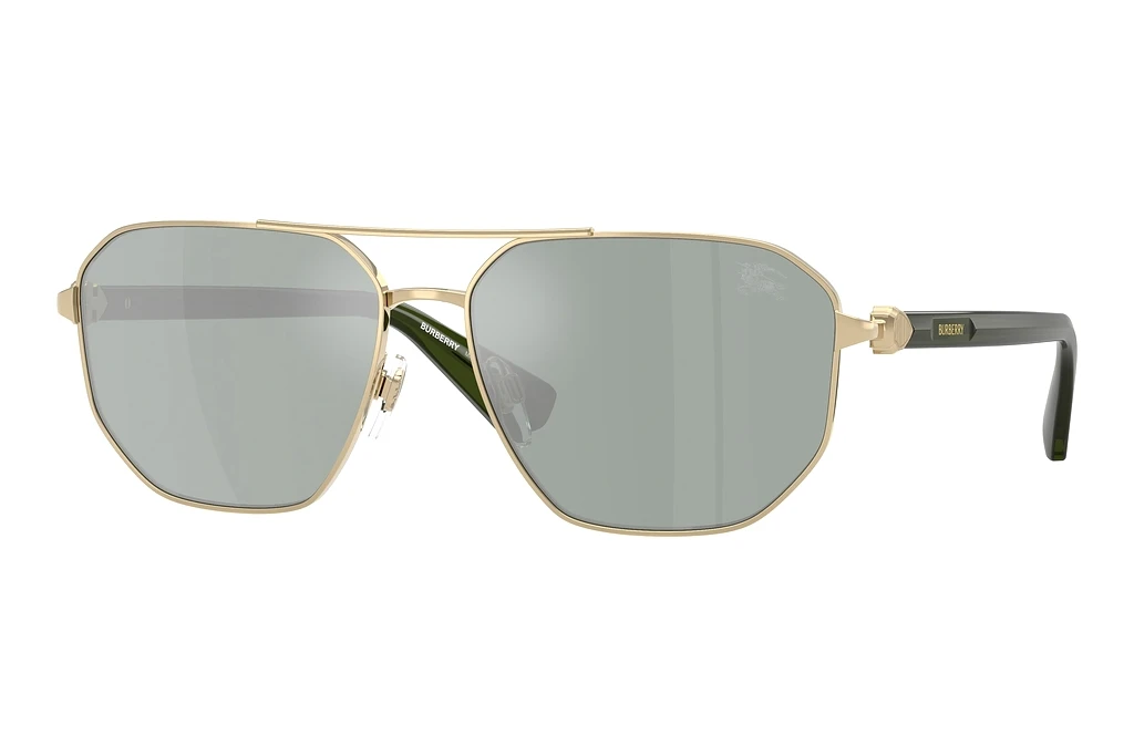 Burberry   BE3166 110982 Petrol Green Mirror SilverLight Gold