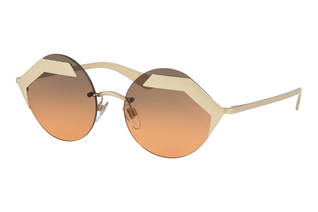 Bvlgari   BV6089 202218 ORANGE GRADIENT LIGHT GREYMATTE PALE GOLD/PALE GOLD