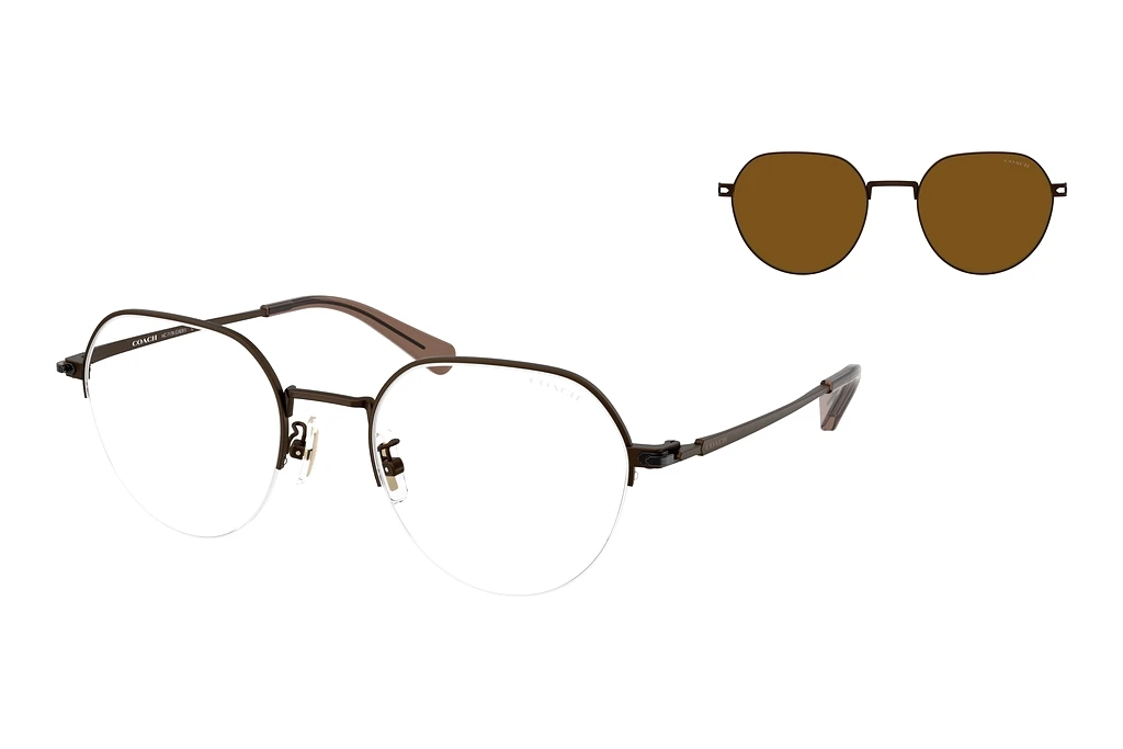 Coach   HC7179 947183 Brown Solid PolarSatin Brown