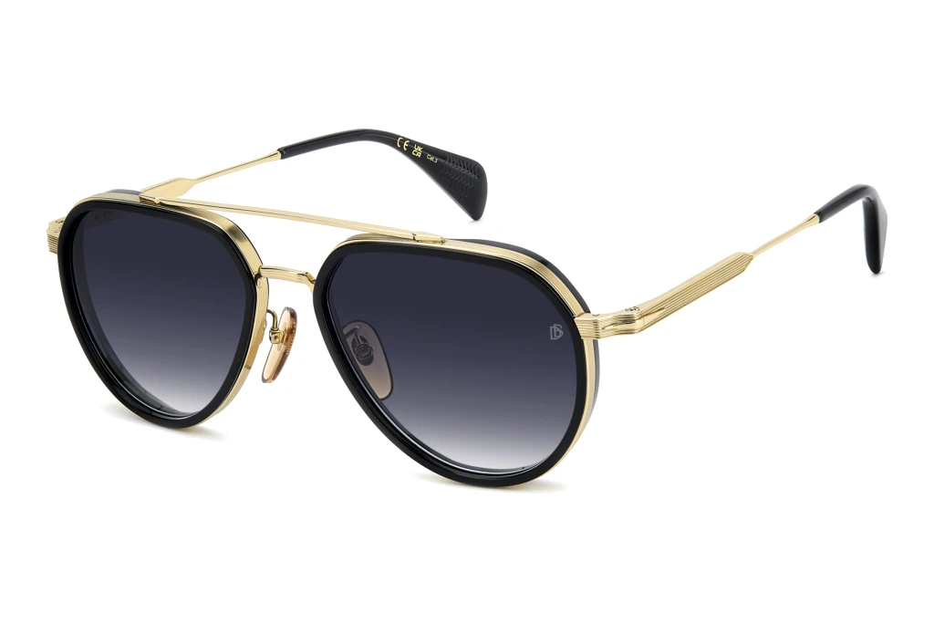 David Beckham   DB 1226/G/S RHL/84 BLUE SHADED ANTIREFLEXGOLD BLACK 2