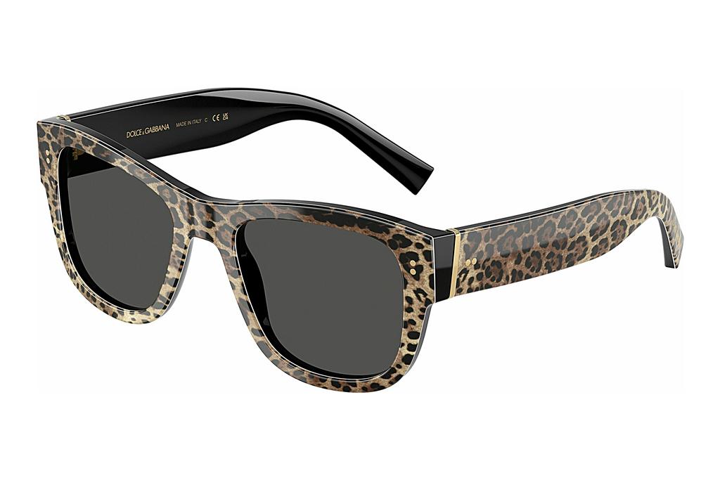 Dolce & Gabbana   DG4338 316387 Dark GreyTop Leo On Black