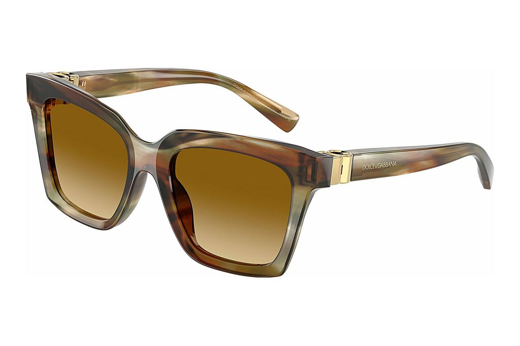 Dolce & Gabbana   DG4498 34462L Light Yellow Gradient Light BrownStriped Ochre