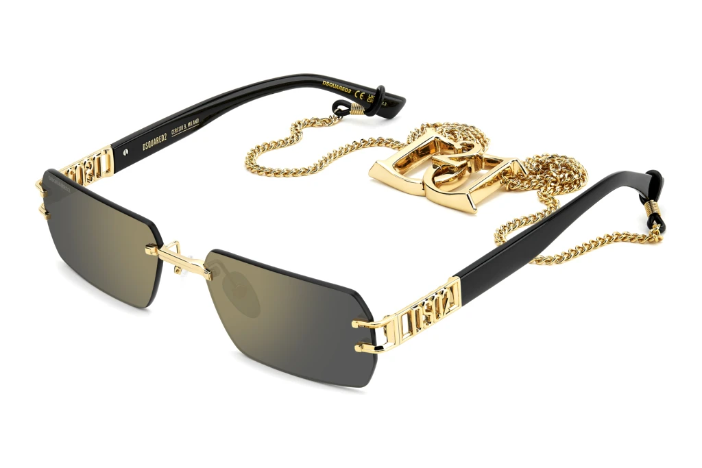 Dsquared2   D2 0189/S/SE 000/JO GREY BRONZE MIRRORROSE GOLD