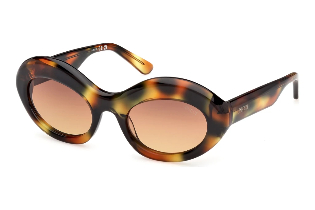 Emilio Pucci   EP0246 55F braun verlaufendBunt Havanna