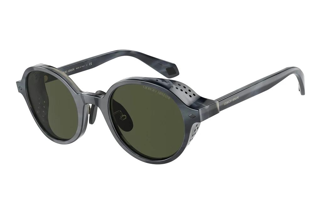 Giorgio Armani   AR8154 594331 GreenOpal Striped Grey