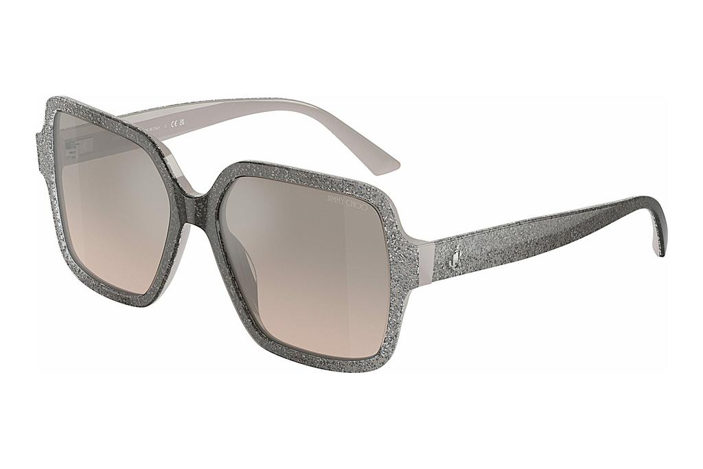 Jimmy Choo   JC5005 50426I Brown Gradient Grey Mirror SilverSand Gradient Glitter