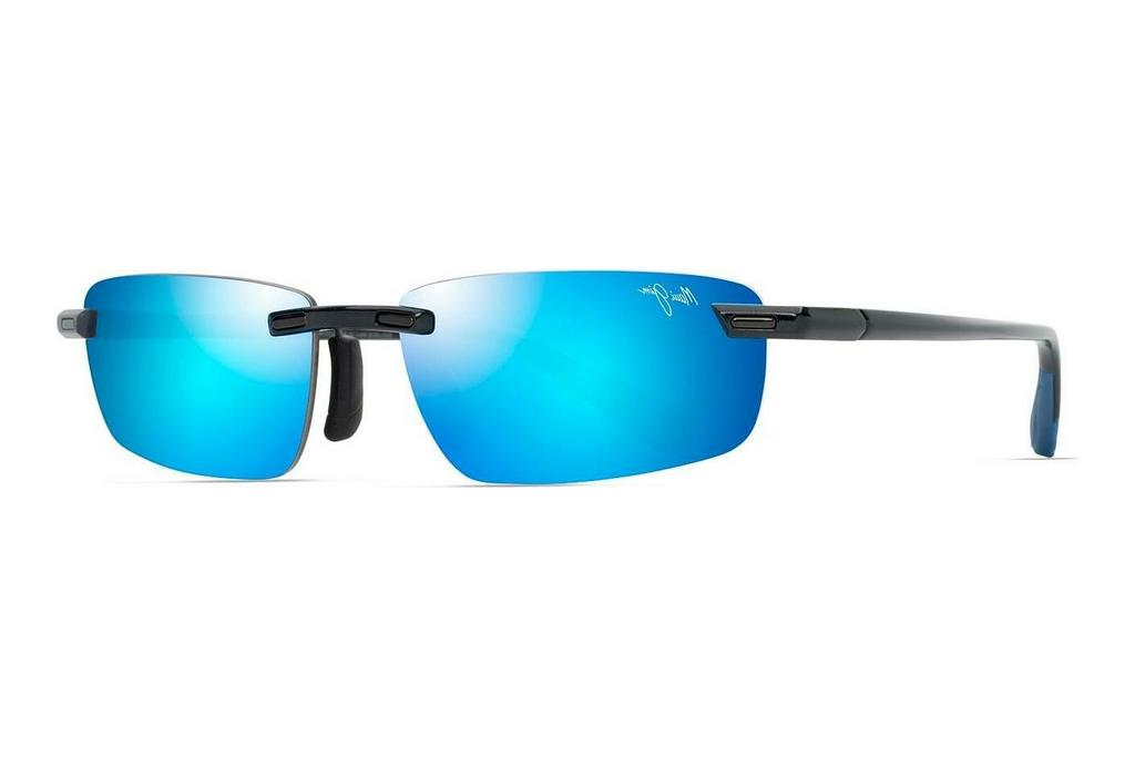 Maui Jim   Ilikou B630-02 Blue HawaiiShiny Black w/Blue