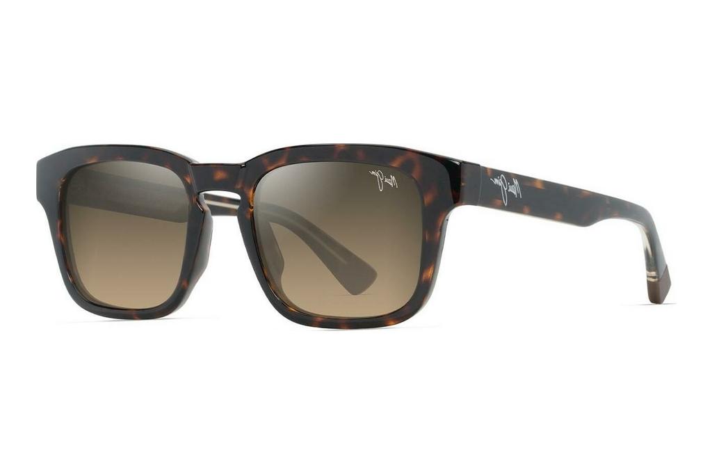 Maui Jim   Maluhia HS643-10 HCL® BronzeShiny Dark Havana w/Trans Yllw