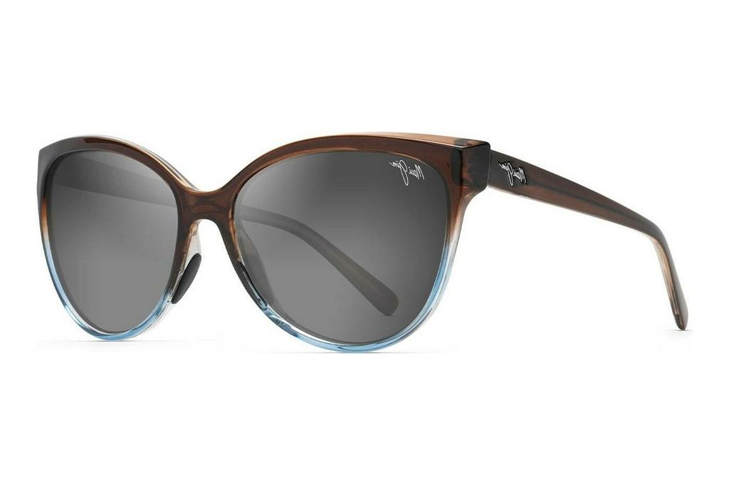 Maui Jim   OluOlu GS537-01F Neutral GreyTrans Dark Chocolate w/Blue