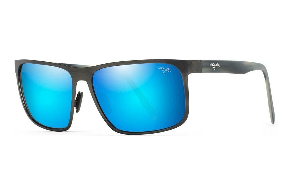 Maui Jim   Wana B846-02C Blue HawaiiBrushed Dark Gunmetal