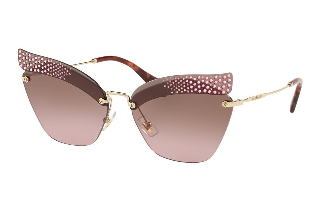 Miu Miu   MU 56TS KI45P1 VIOLET GRADIENT BROWNDARK PINK TRANSPARENT