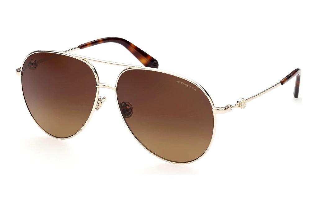 Moncler   ML0201 32H brown polarized32H - gold / braun polarisierend
