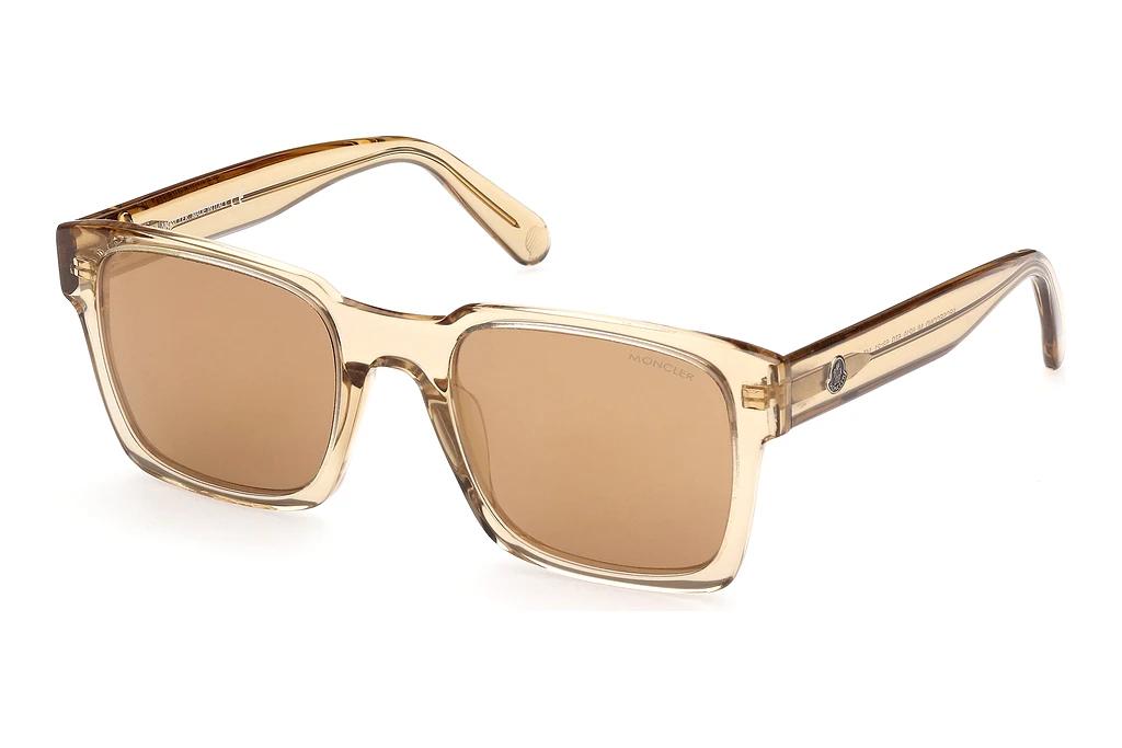 Moncler   ML0210 57G brown mirror57G - beige glanz / braun verspiegelt