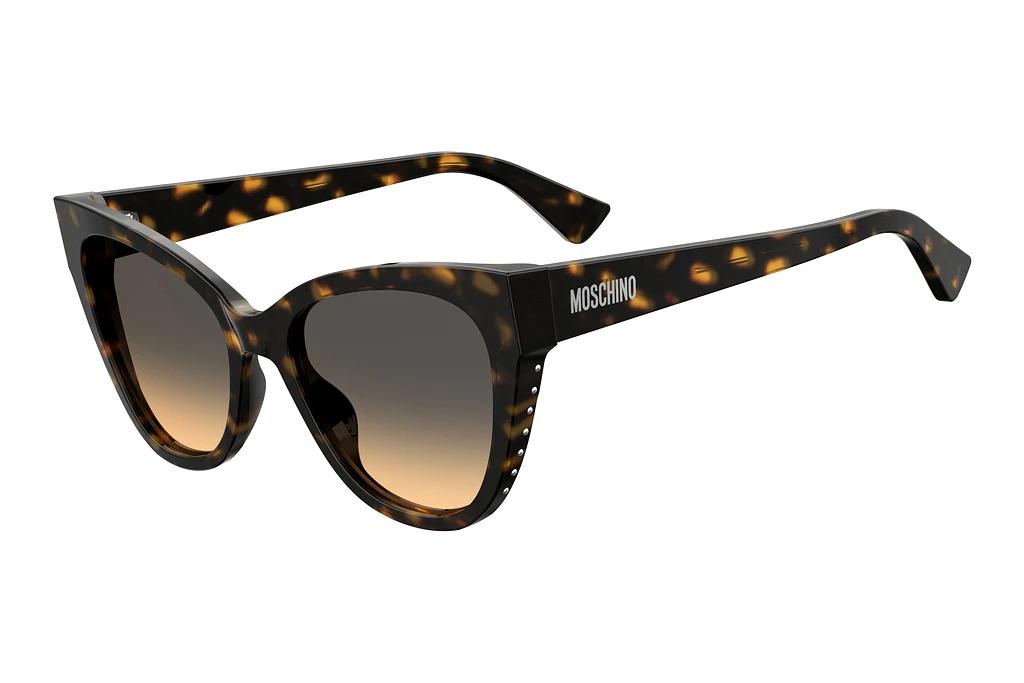 Moschino   MOS056/S 086/GA BROWN OCHREhavana