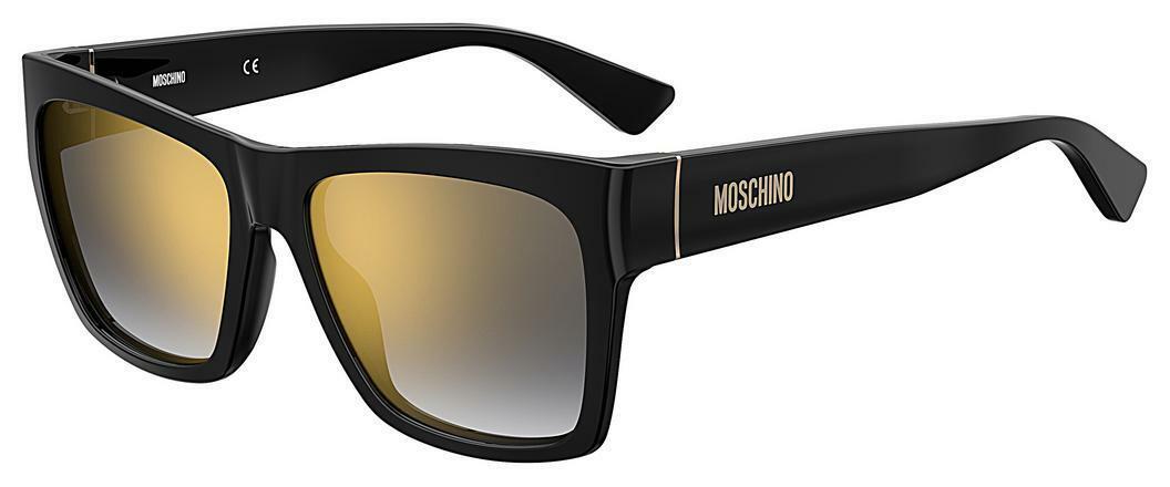Moschino   MOS064/S 807/FQ GREY SHADED GOLD MIRRORBLACK