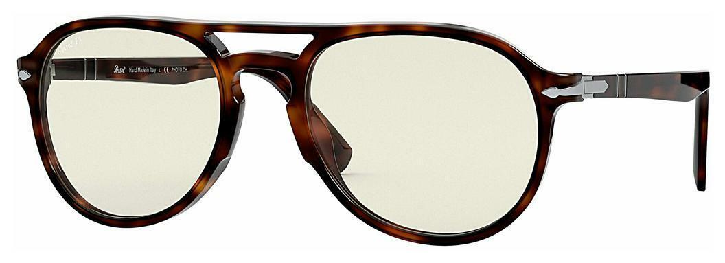 Persol   PO3235S 24/BL Photochromic Clear to Grey with Blue Light FilterHavana