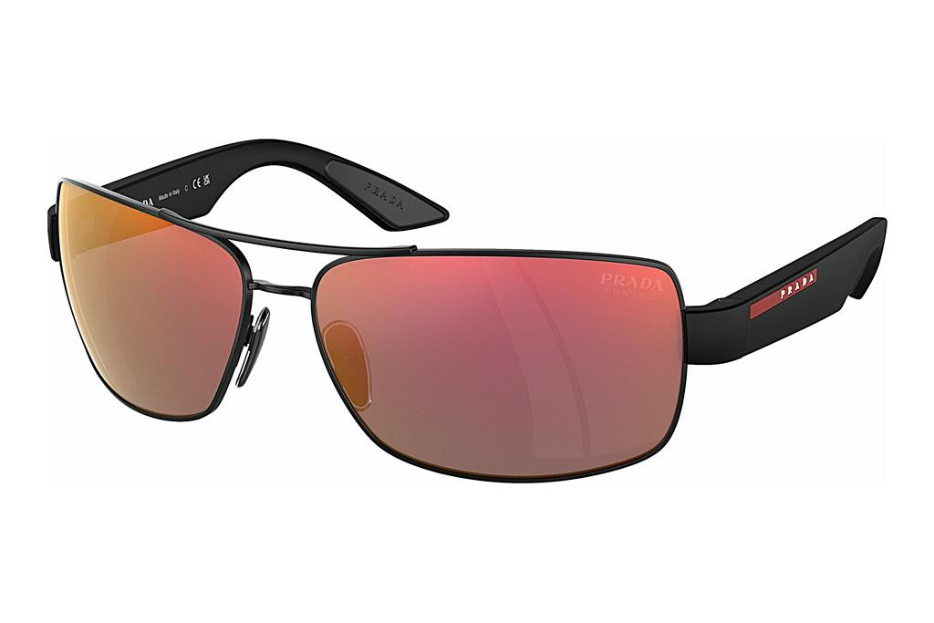 Prada Linea Rossa   PS 50ZS 1BO10A Dark Grey OrangeMatte Black