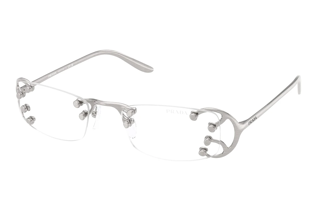 Prada   PR C57S 28H08N Clear Blue-Violet Light FilterArgento Nouveau