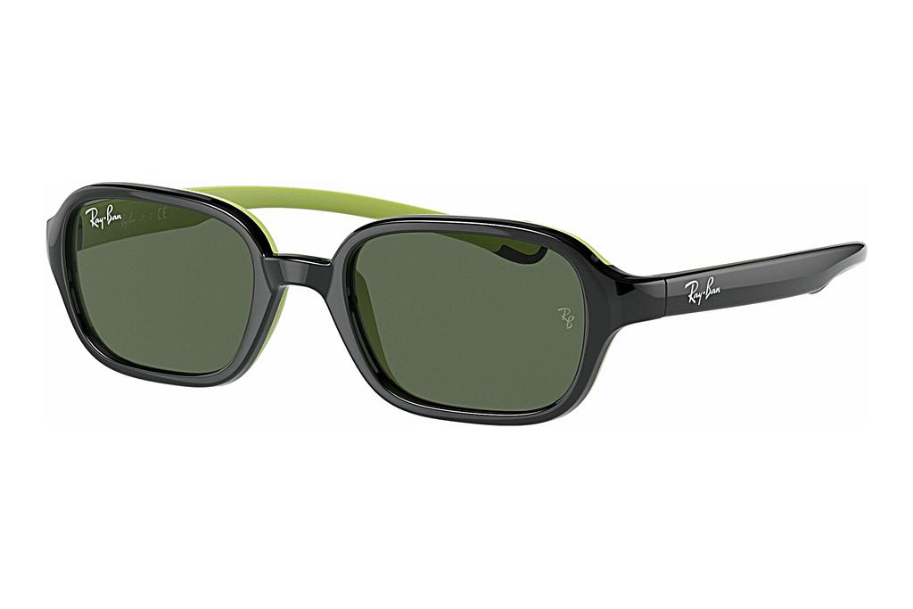 Ray-Ban Kids   RJ9074S 709471 Dark GreenBlack On Green