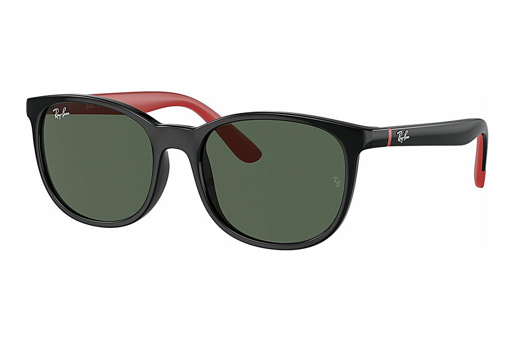 Ray-Ban Junior   RJ9079S 713171 Dark GreenBlack On Red