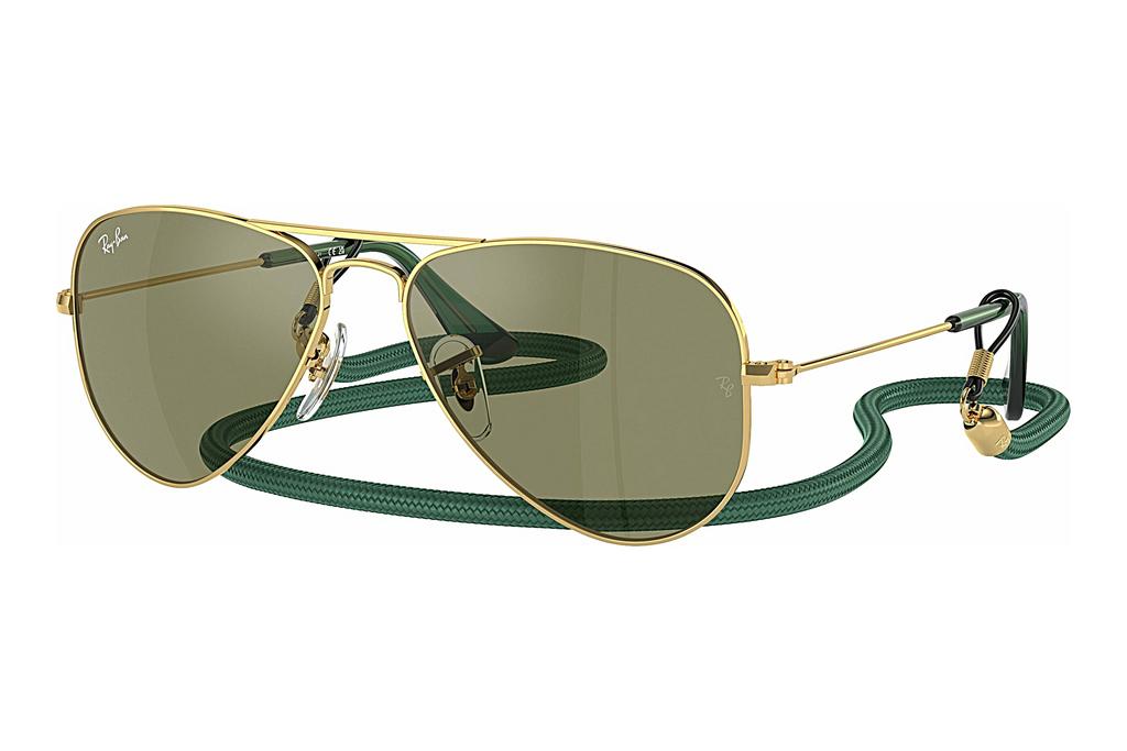 Ray-Ban Kids   RJ9506S 223/6R Green MirrorArista Gold