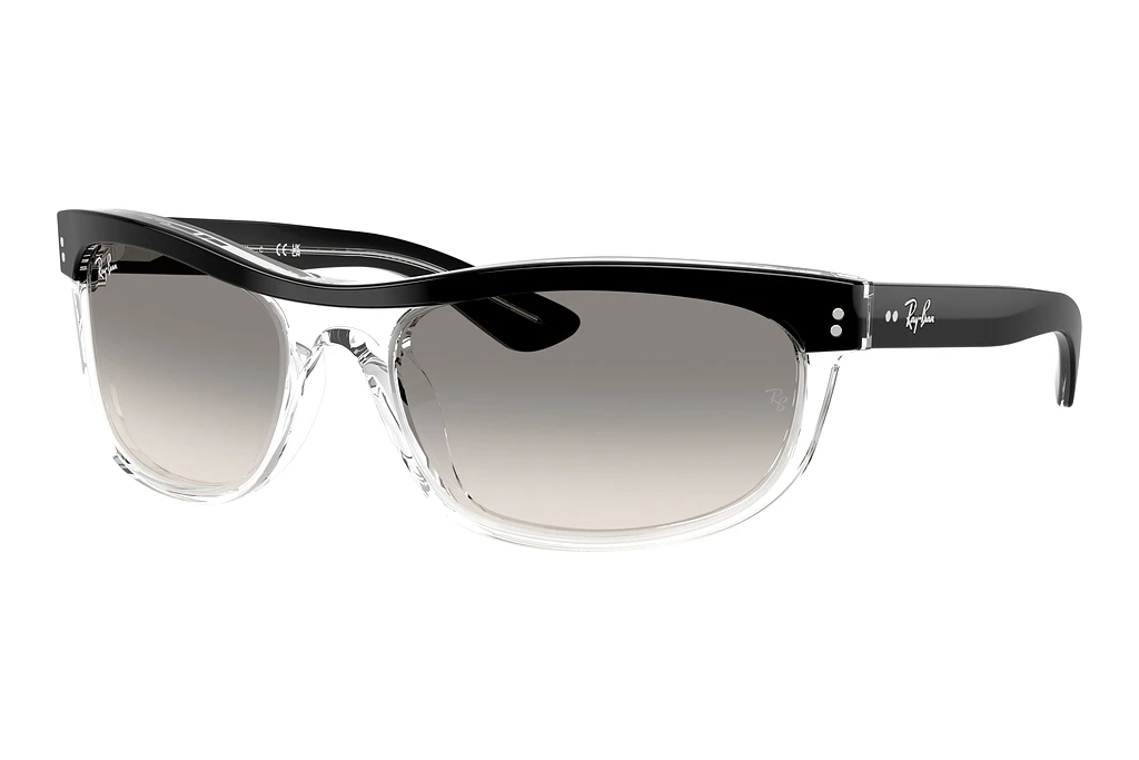 Ray-Ban   RB2489 129432 Clear Gradient GreyBlack On Transparent