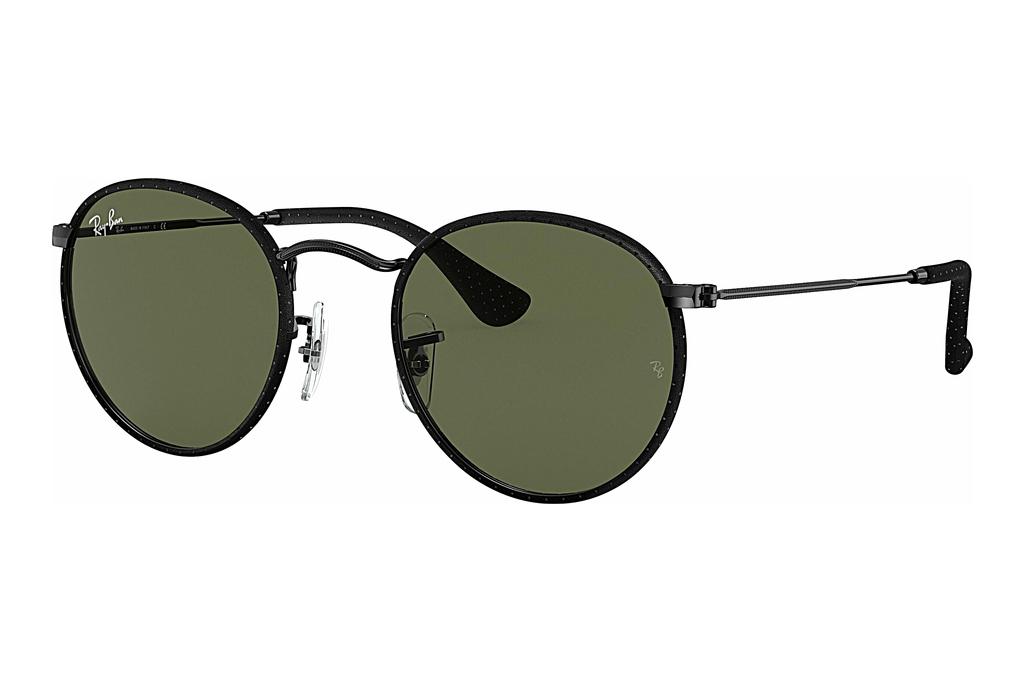 Ray-Ban   RB3475Q 9040 G-15 GREENLEATHER BLACK ON BLACK