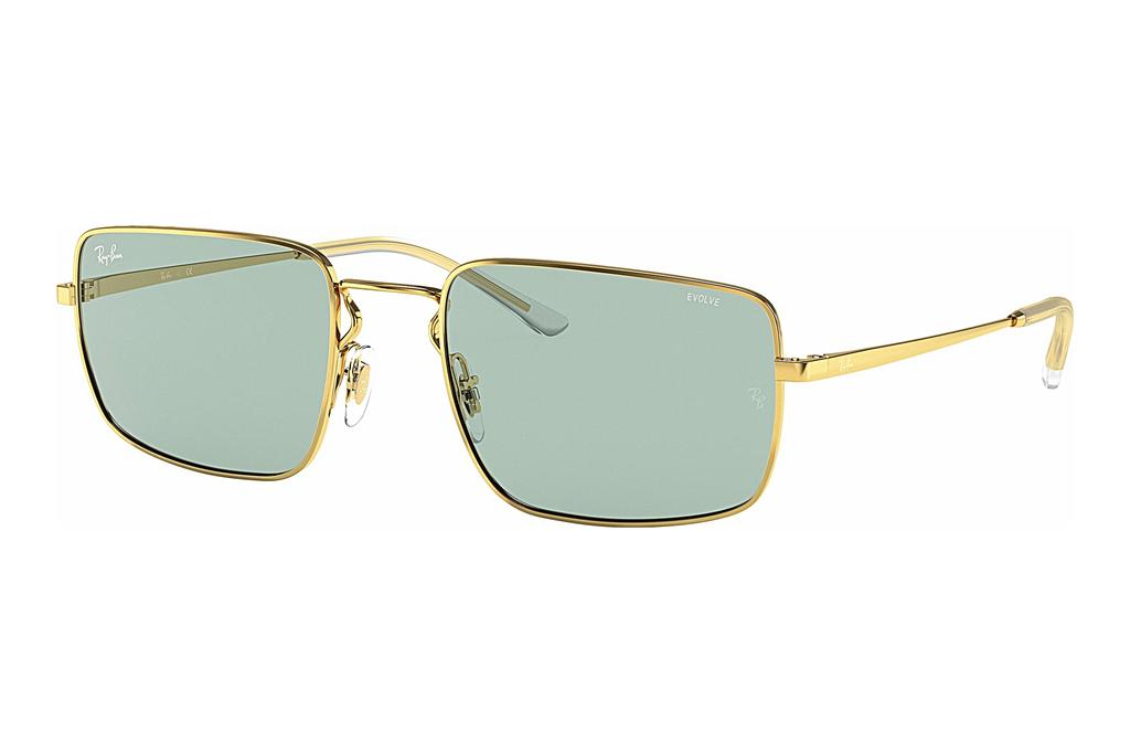 Ray-Ban   RB3669 001/Q5 Photochromic Green Gradient BlueGold