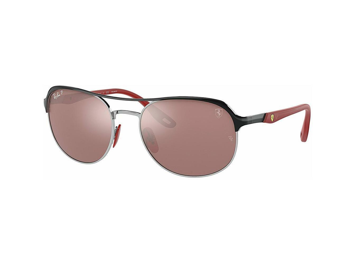 Ray-Ban   RB3685M F060H2 VioletBlack On Silver