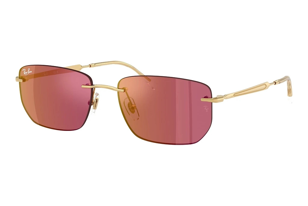 Ray-Ban   RB3768 001/D0 Dark Violet Mirror RedArista Gold
