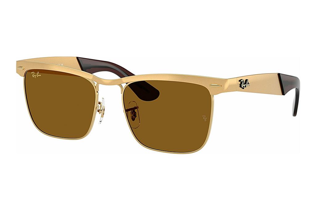 Ray-Ban   RB3875 927631 BrownSandblasted Legend Gold