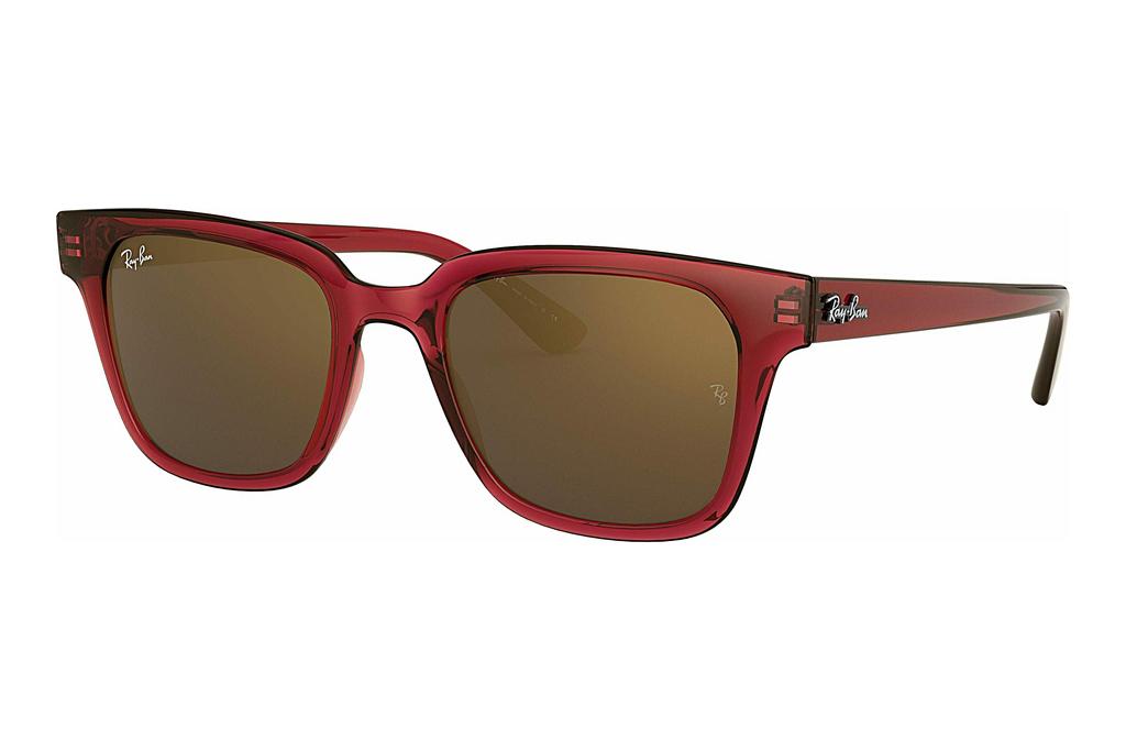 Ray-Ban   RB4323 645193 LIGHT BROWN MIRROR GOLDTRANSPARENT RED