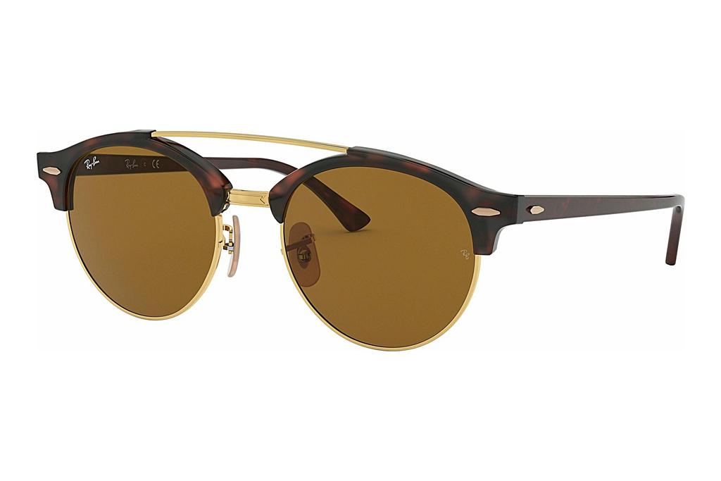 Ray-Ban   RB4346 990/33 Brown Classic B-15Shiny Red Havana