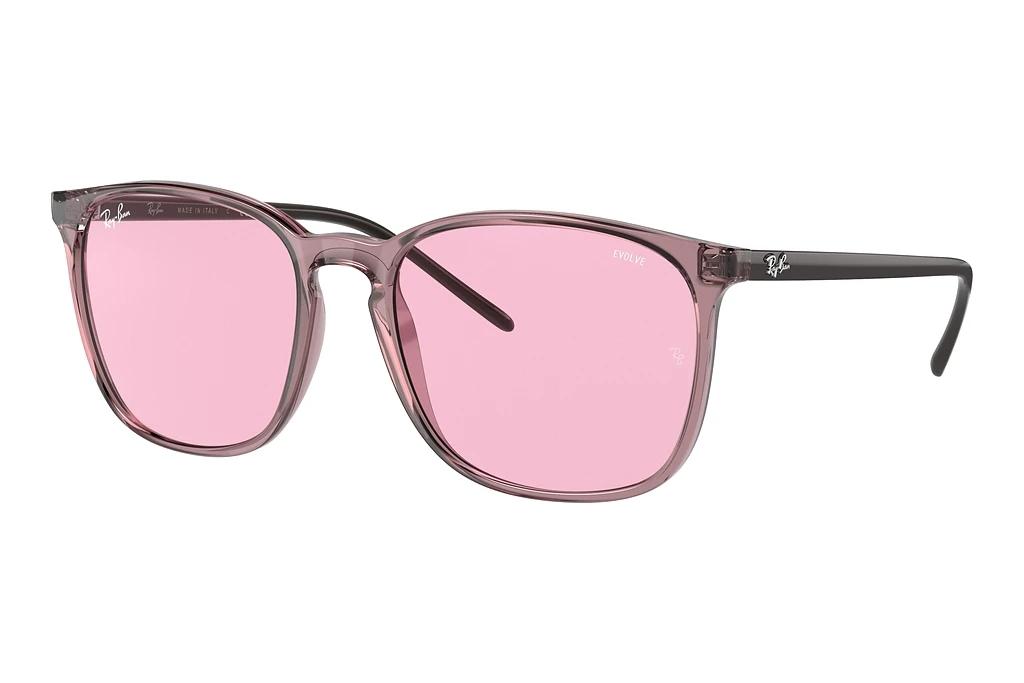 Ray-Ban   RB4387 6574Q3 Photochromic Pink Gradient BlueTransparent Violet