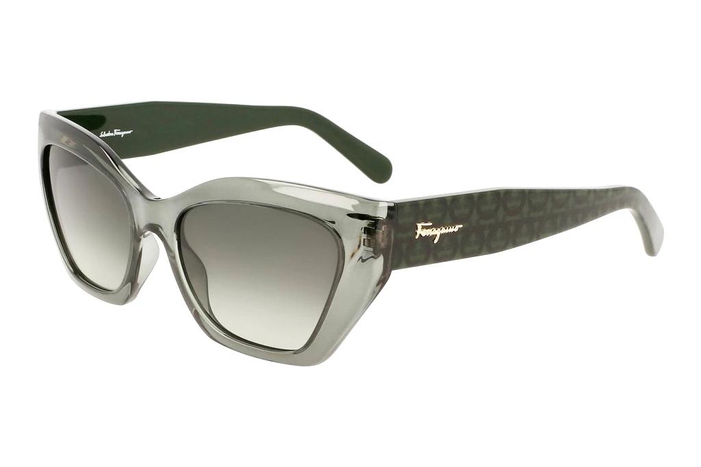 Salvatore Ferragamo   SF1043S 316 GREEN TRANSPARENT FOREST GREEN