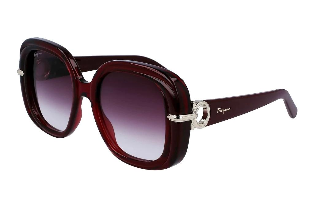 Salvatore Ferragamo   SF1058S 612 RED TRANSPARENT BURGUNDY
