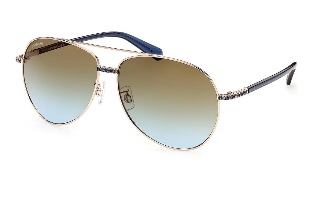 Swarovski   SK0343-H 28W gradient blue28W - rosé-gold glanz / blau verlaufend