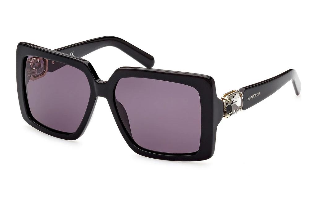 Swarovski   SK0351 01A smoke01A - schwarz glanz / grau