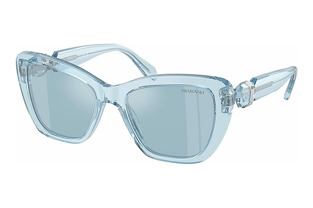 Swarovski   SK6018 10491N Light Blue Mirror SilverTransparent Light Blue