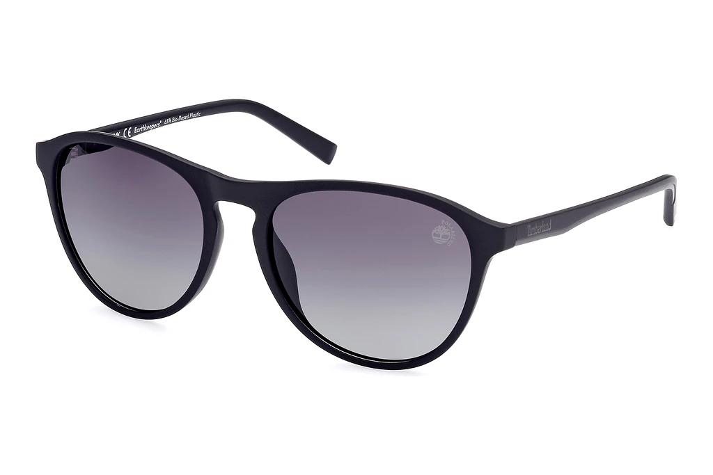 Timberland   TB9267 02D smoke polarized02D - schwarz matt / grau polarisierend