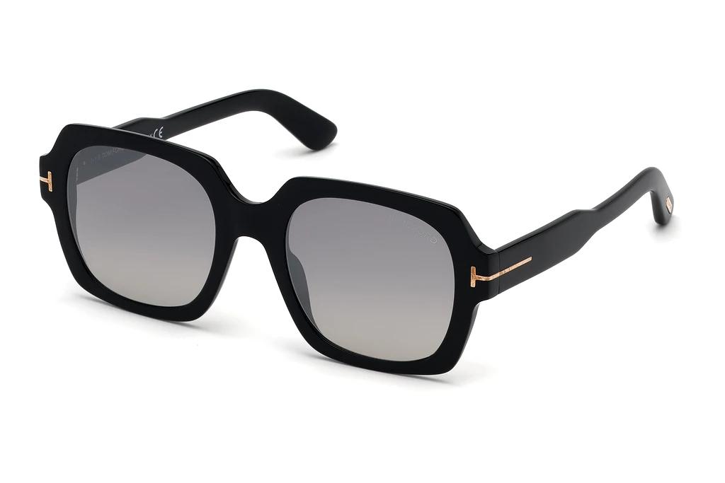 Tom Ford   FT0660 01C grau verspiegeltschwarz glanz
