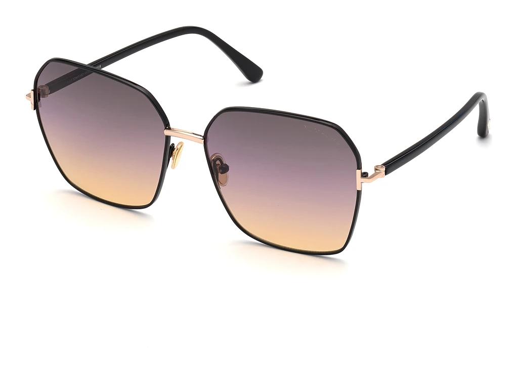 Tom Ford   FT0839 01B grau verlaufend01B - schwarz glanz / grau verlaufend