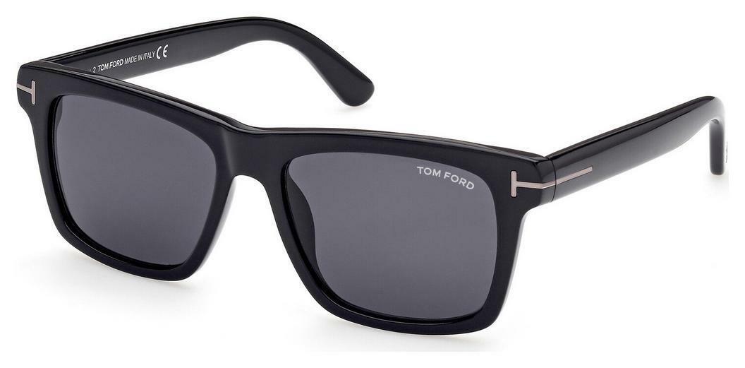 Tom Ford   FT0906-N 01A smoke01A - schwarz glanz / grau