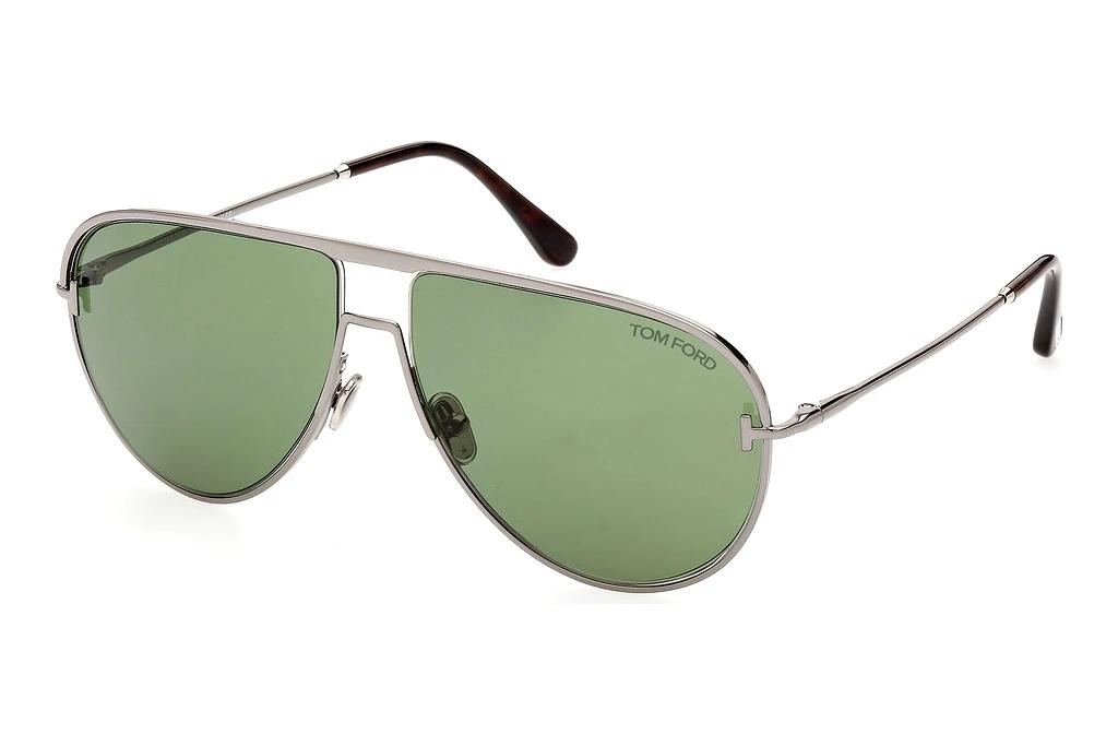 Tom Ford   FT0924 12N 12N - ruthenium dunkel glanz / grün